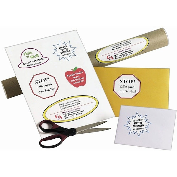 Label, Inkj, Sheet, 8.5X11, 25 25PK