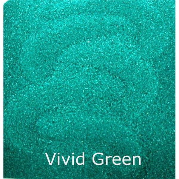Scenic Sand 514-33 25 lbs Activa Bag of Bulk Colored Sand; Vivid Green