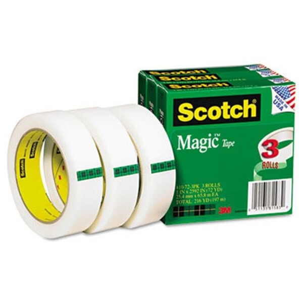 3M 810723PK Magic Tape 1 x2592 3 Core 3 Rls