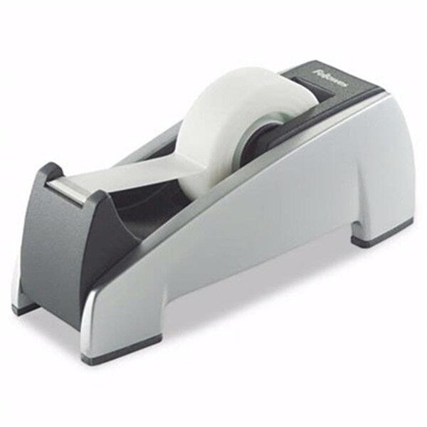 Desktop Tape Dispenser, 0.75" Max. Tape Width. Plastic, Silver