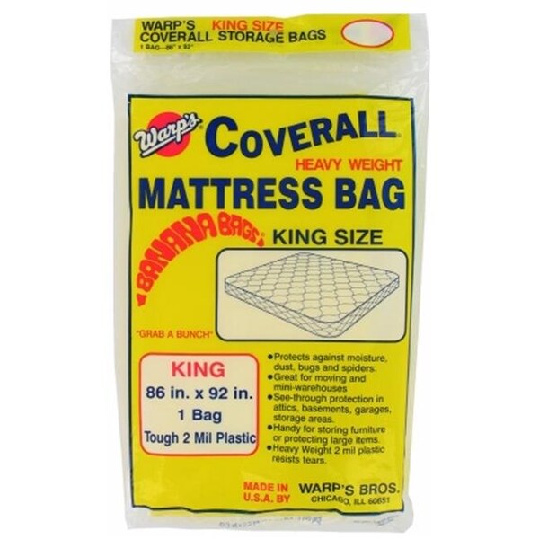 Warp Brothers 86in. X 92in. King Size Banana Bags Mattress Bag CB-86