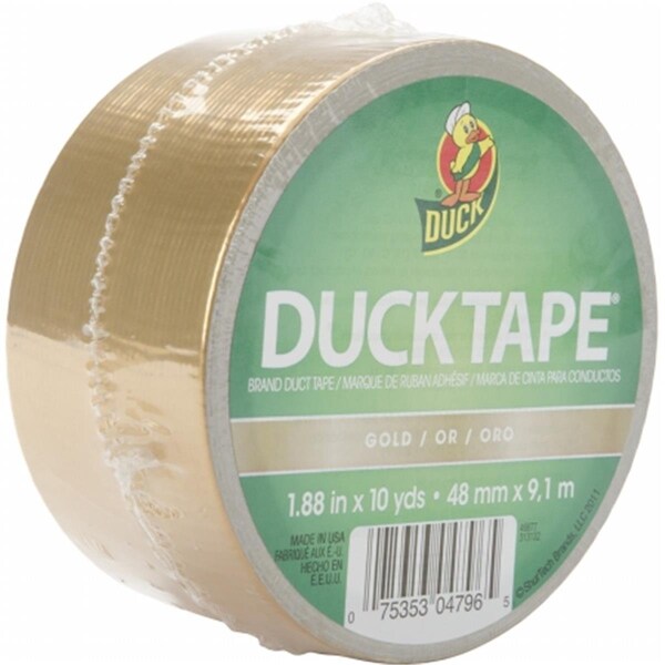 Colored Duck Tape 1.88 in. Wide 10 Yard Roll-Gold