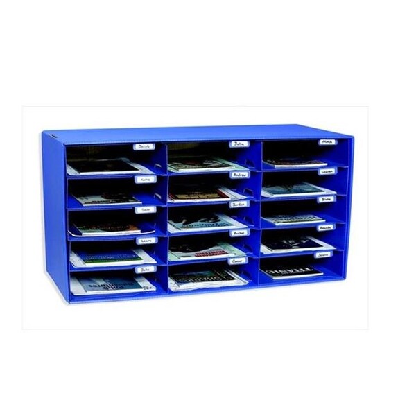 Classroon Keepers 087094 15-Slot Mailbox; 16-3 & 8 x 31-1 & 2 x 12-7 & 8 In
