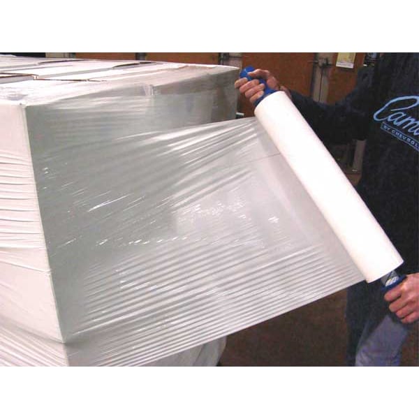 Stretch Wrap, 20" W x 1000 ft. L, 80 ga, Cast Style, White, Standard Duty