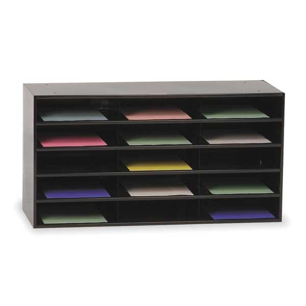 Literature Rack, Compartment 15, Blk