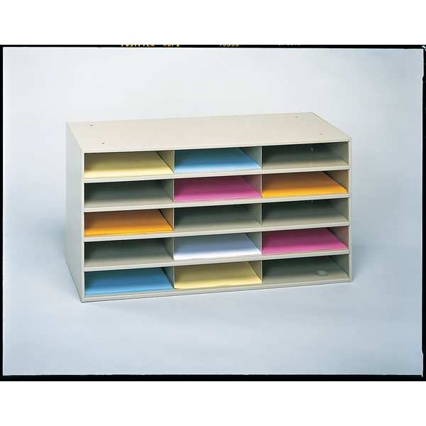 Literature Rack, Compartment 15, Blk