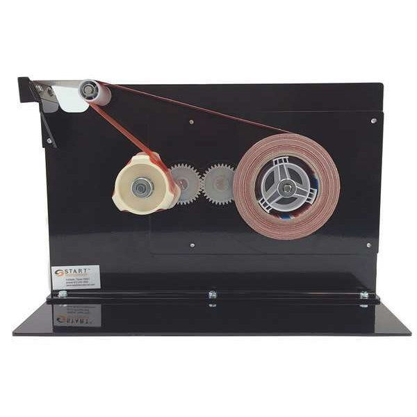 Tape Liner Remover, 2 in Max. Tape Width. 10 in Tape Core Dia, Black