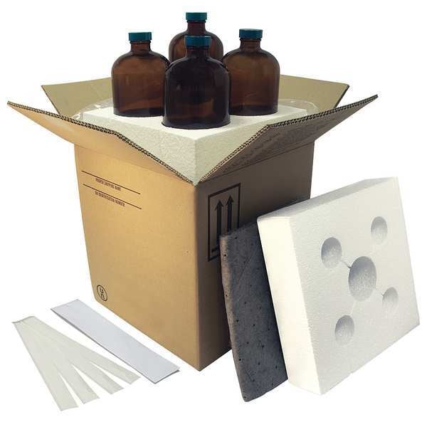 HAZMAT Shipping Kit, (4) 16oz Bottles, PK4