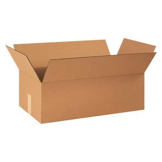 Corrugated Boxes, 24" x 12 1/2" x 8", Kraft, 20/Bundle