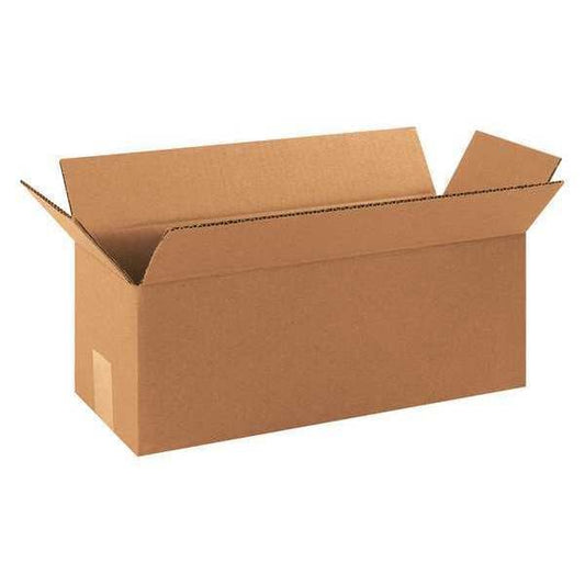 Long Corrugated Boxes, 16" x 5" x 5", Kraft, 25/Bundle