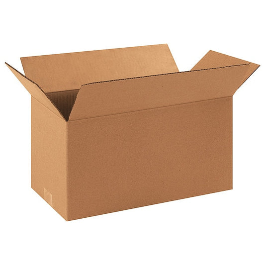 Long Corrugated Boxes, 16" x 8" x 8", Kraft, 25/Bundle