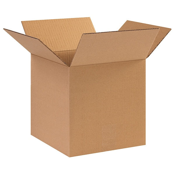 Heavy-Duty Boxes, 10" x 10" x 10", Kraft, 25/Bundle