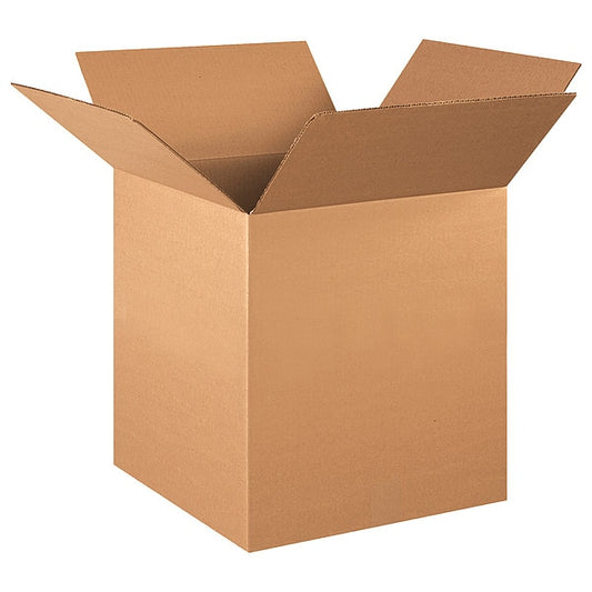 Corrugated Boxes, 16" x 16" x 18", Kraft, 25/Bundle