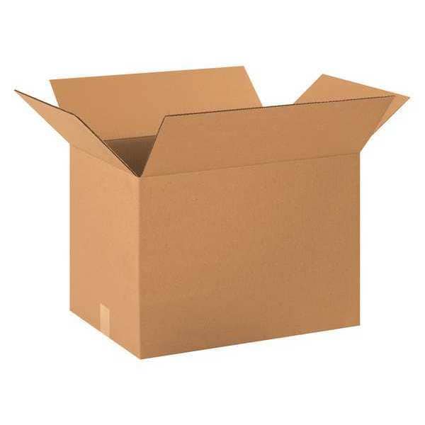 Corrugated Boxes, 19" x 13" x 13", Kraft, 25/Bundle