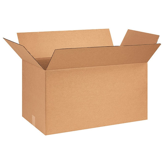 Corrugated Boxes, 26" x 14" x 14", Kraft, 10/Bundle