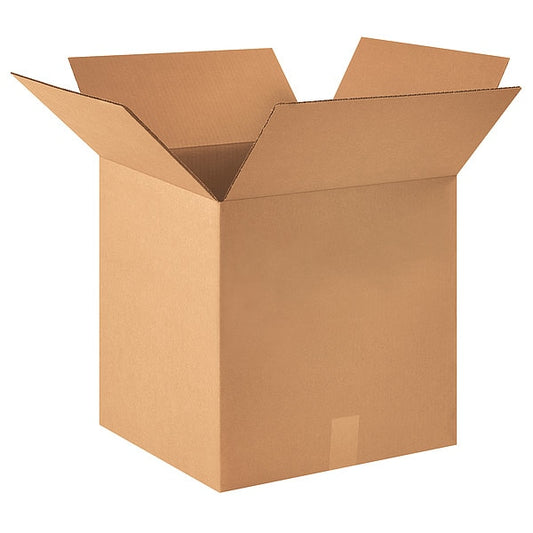Heavy-Duty Boxes, 16" x 16" x 16", Kraft, 25/Bundle
