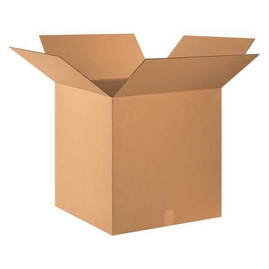 Heavy-Duty Boxes, 24" x 24" x 24", Kraft, 10/Bundle