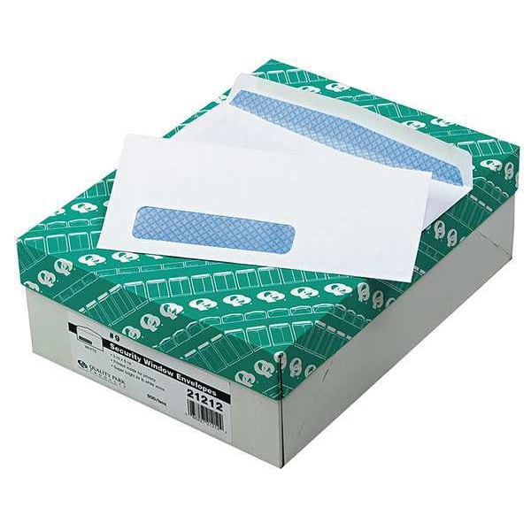 Window Envelope w/Tint, White, Paper, PK500