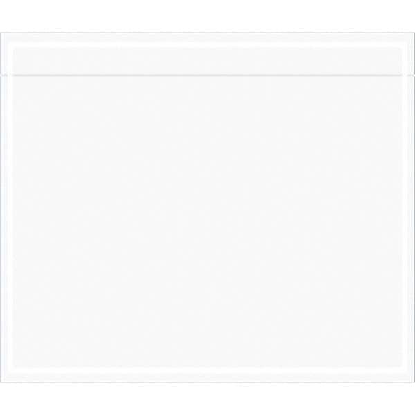 Tape Logic® "Clear Face" Document Envelopes, 6 1/2" x 5 1/2", Clear, 1000/Case