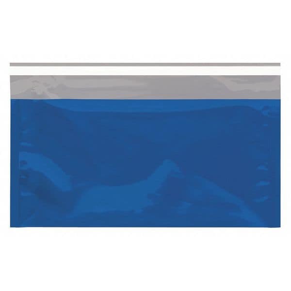 Metallic Glamour Mailers, 6 1/4" x 10 1/4", Blue, 250/Case