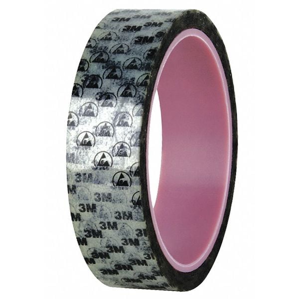 3M™ 40PR Anti-Static Printed Tape, 2.2 Mil, 1" x 72 yds., Printed, 1/Case