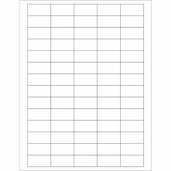 Tape Logic® Rectangular Laser Labels, 1 1/2" x 3/4", White, 7000/Case