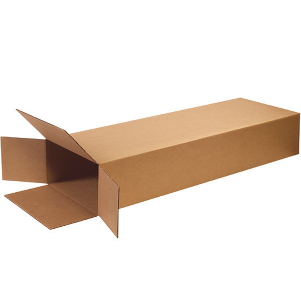 Side Loading Boxes, 18" x 7" x 52", Kraft, 5/Bundle