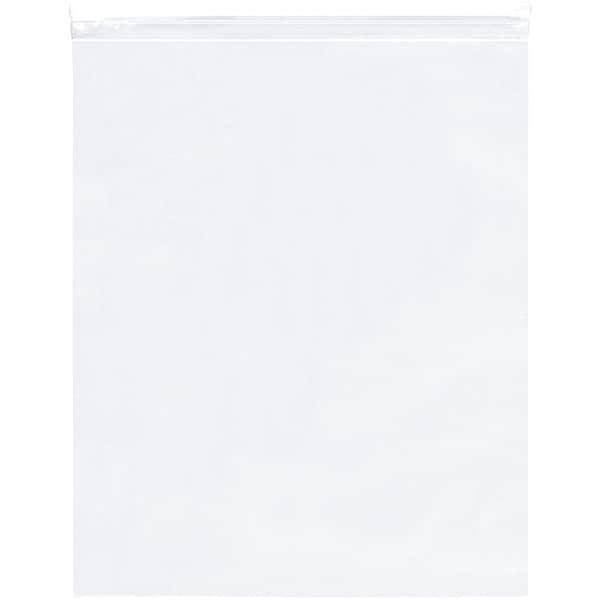Slide-Seal Poly Bags, 18" x 24", 3 mil, Clear, 100 PK