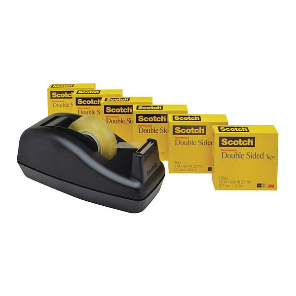 Double Sided Tape, Dispenser, PK12