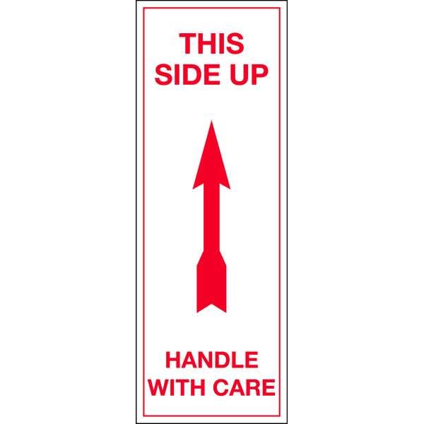 Shipping Labels, 2 In. W, 8 In. H, PK50