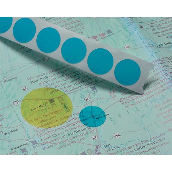 1/2" Blue Shipping Labels, Pk1000