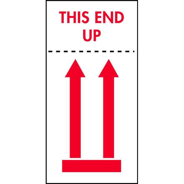 Shipping Labels, 4 In. W, 8 In. H, PK500
