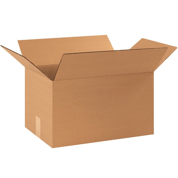 Heavy-Duty Boxes, 17 1/4" x 11 1/4" x 10", Kraft, 25/Bundle