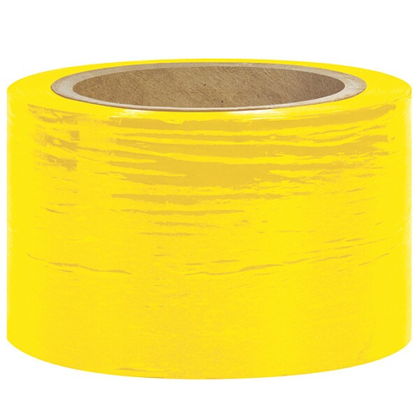 Strtch Film, 5x80 Gauge x12000", Ylw, PK12, 1000' L, 5" W, Yellow