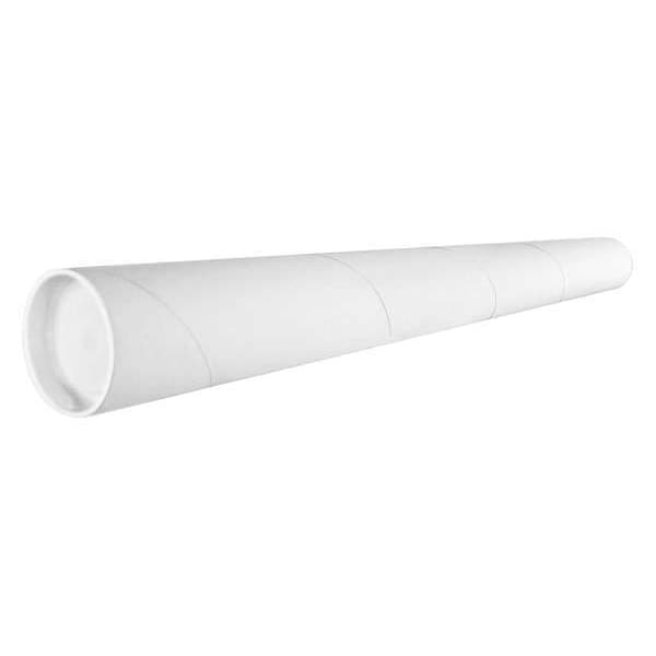 Mailing Tube, 26inLx2in.dia, White, PK50