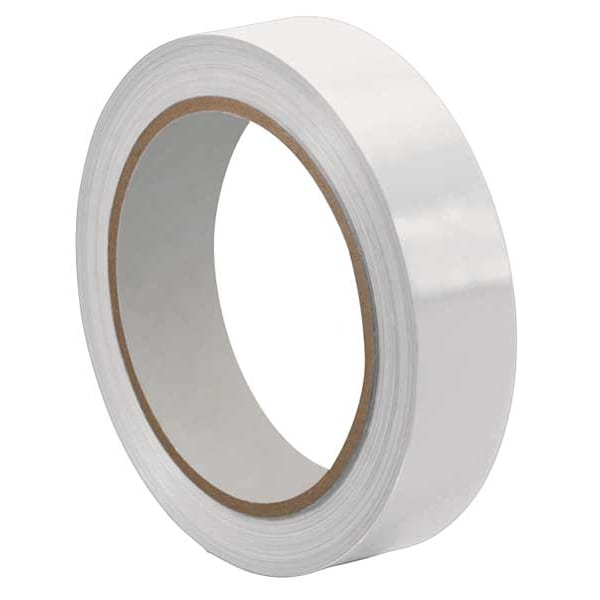 Bag Sealing Tape, UPVC, White, 3/8In x 72Yd