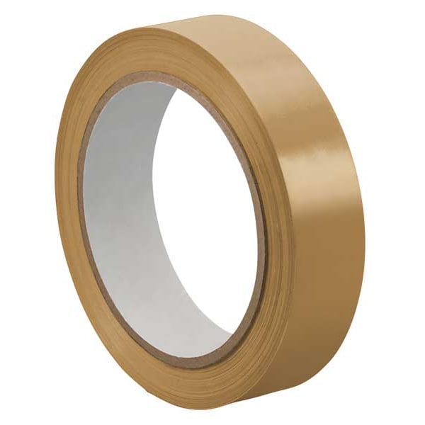 Bag Sealing Tape, UPVC, Tan, 3/8In x 72 Yd