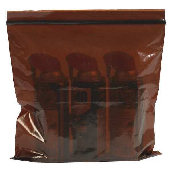 UV Protection Bags, 12" x 12", 3 mil, Amber, 500 PK
