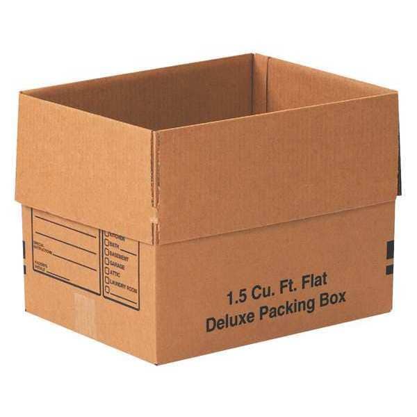 Deluxe Packing Boxes, 16" x 12" x 12", Kraft, 25/Each