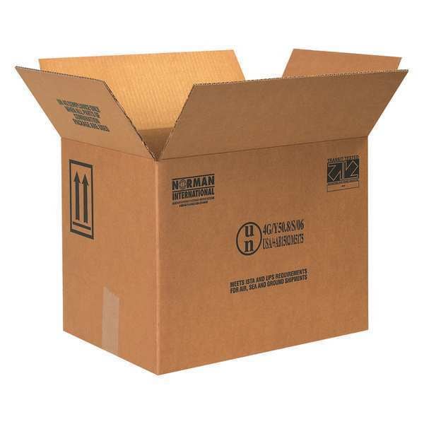 F-Style Paint Can Boxes, 4 - 1 Gallon, 16 3/8" x 11 3/8" x 12 3/8", Kraft, 10/Bundle