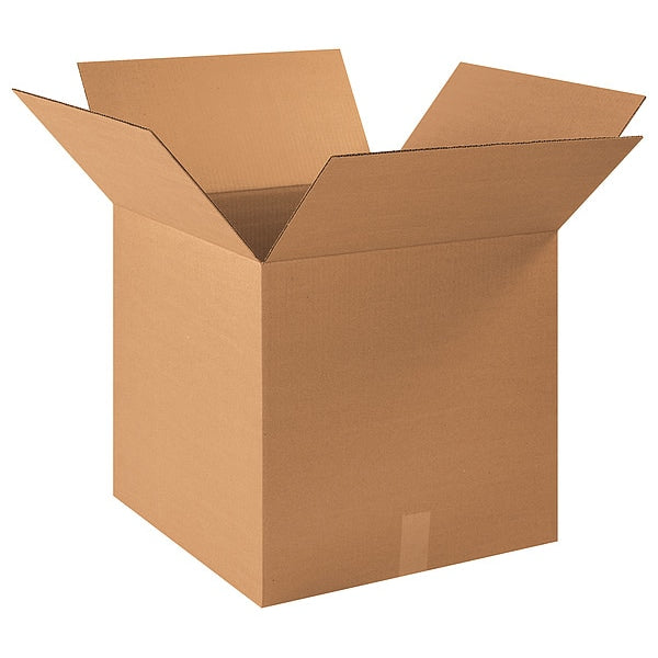 Corrugated Boxes, 19" x 19" x 19", Kraft, 10/Bundle