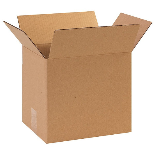 Corrugated Boxes, 11 1/4" x 8 5/8" x 10", Kraft, 25/Bundle