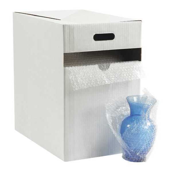 Adhesive Bubble Disp, 3/16x12x175 ft., 12" Max. Tape Width. Polyethylene, Clear