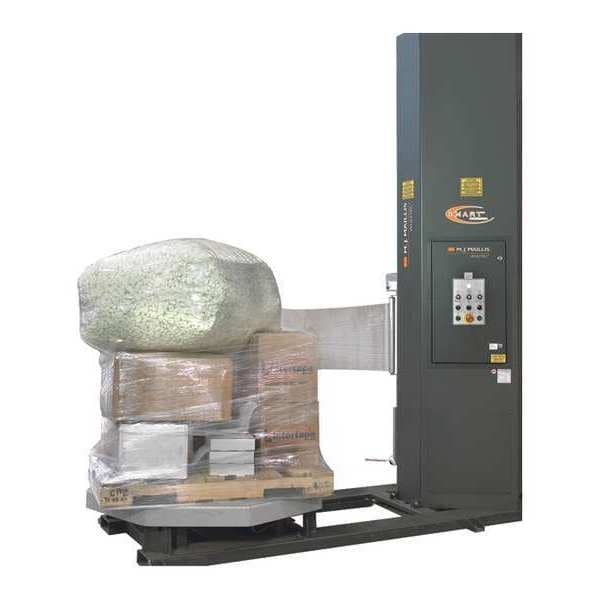 Blown Mach Stretch Film, 20x80Gx5000ft, 20" W x 5000' L, Clear