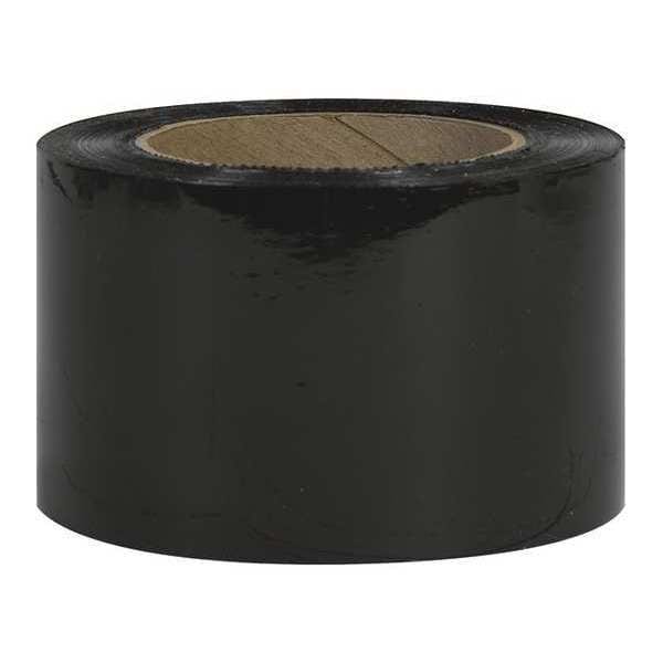 Bundling Stretch Film, 3x80 Gx1000ft, PK18, 3" W x 1000 ft. L, 80 ga., Cast Style, Black