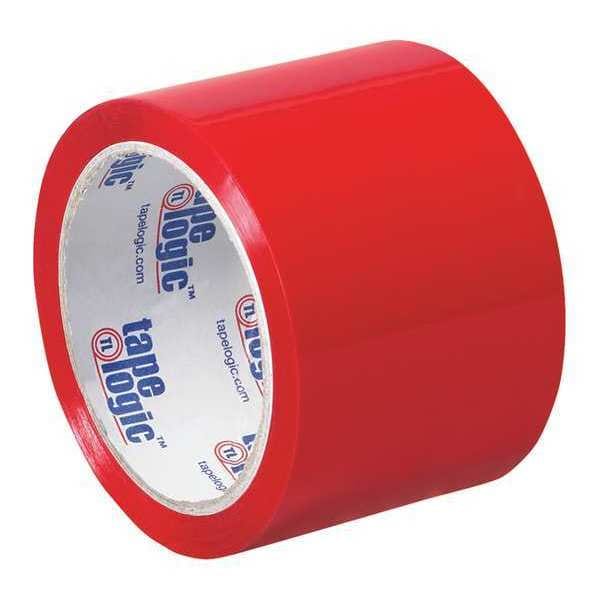 Tape Logic® Carton Sealing Tape, 2.2 Mil, 3" x 55 yds., Red, 6/Case