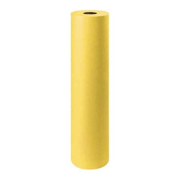 Colored Kraft Paper, 50#, 36", Yellow, 1/Roll