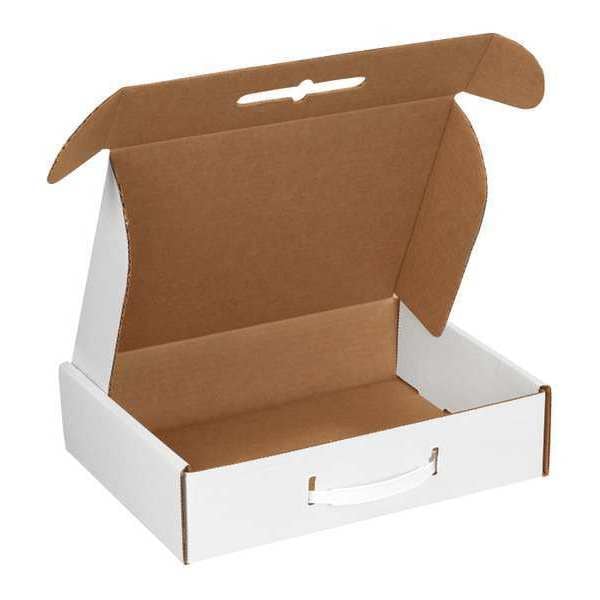 Corr Carrying Cases, 12 1/8"x9 1/4"x3", White, PK10