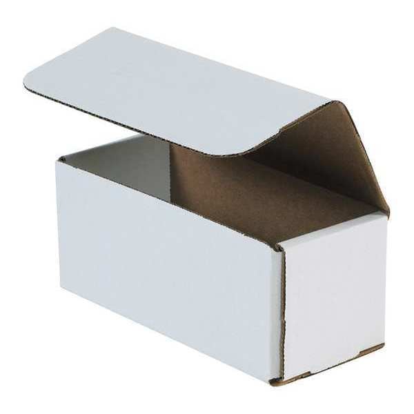 Corrugated Mailers, 7" x 3" x 3", White, 50/Bundle