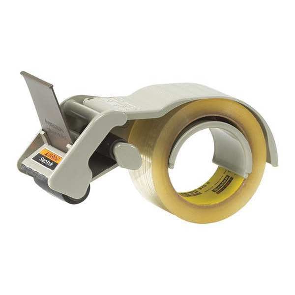 3M™ H-192 Deluxe Carton Sealing Tape Dispenser, 2", Gray, 1/Each